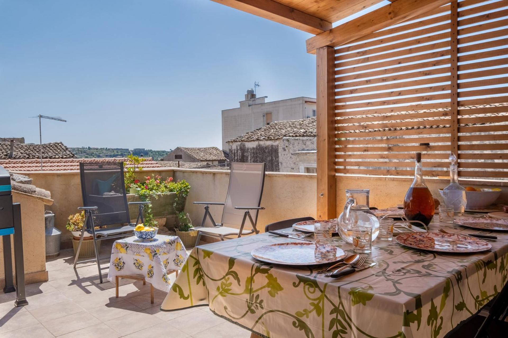 Si-Moutique Le Case Degli Avi Barocche, Con Terrazza Panoramica Modica Exteriér fotografie